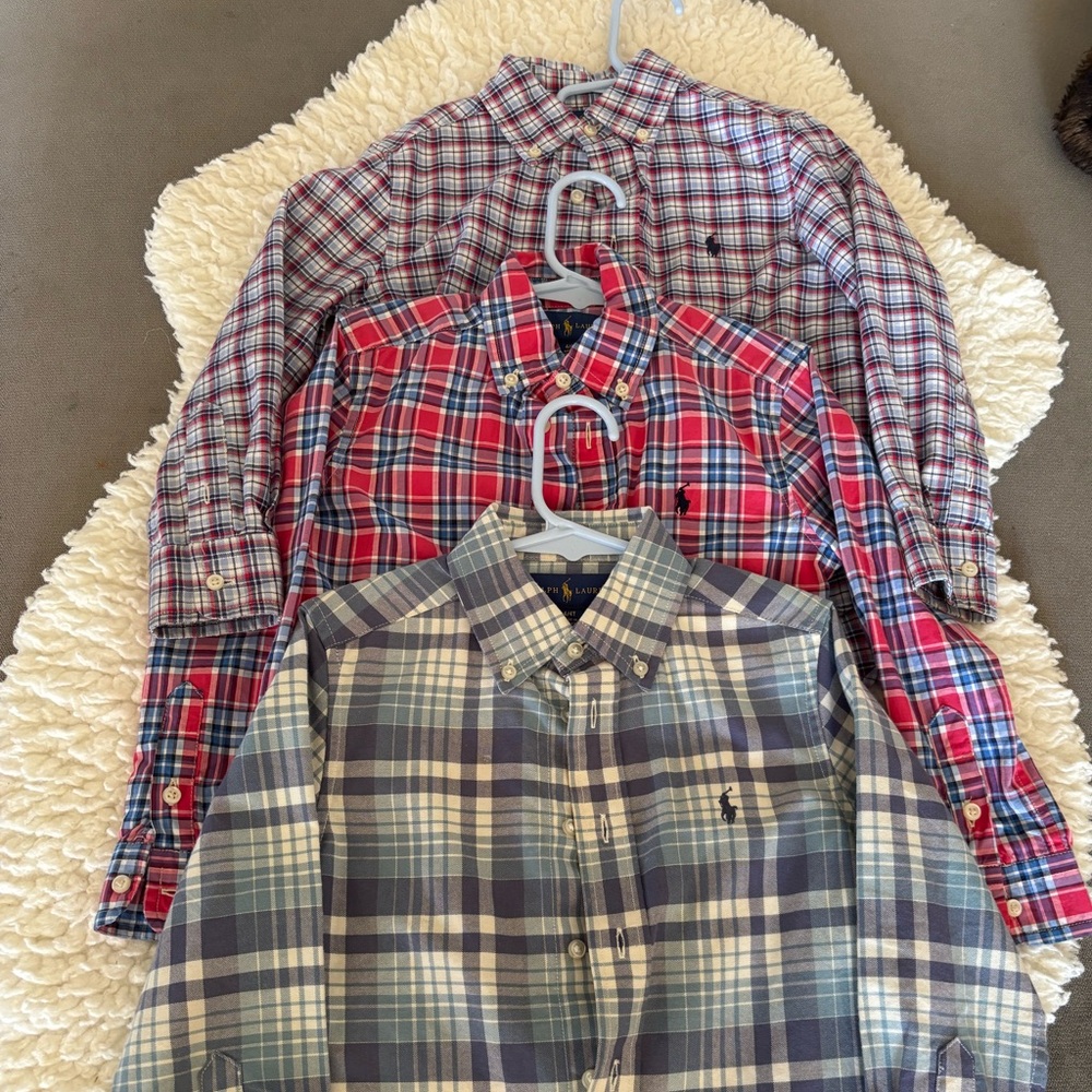Multiple Toddler Boys Ralph Lauren Button-Down Shirts